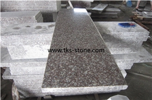 Polished G664,Bainbrook Brown,Majestic Mauve,Misty Brown,Granite Stairs&Steps