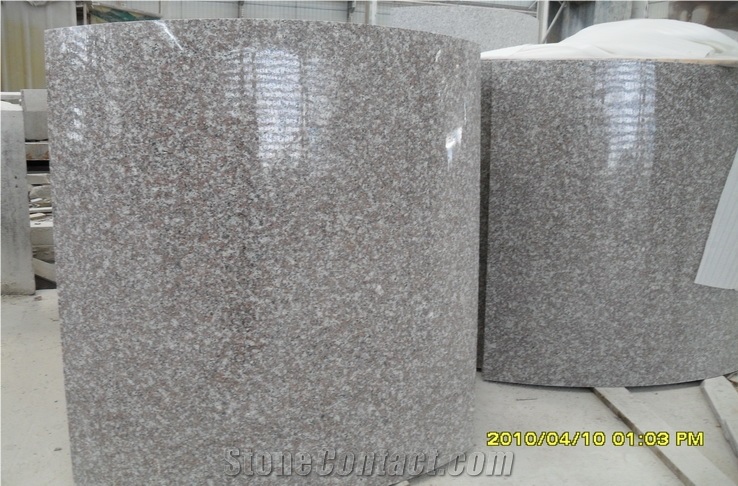 Polished G664,Majestic Mauve,Misty Brown,Purple Pearl,China Ruby Red,Bainbrook Brown,Tea Brown Granite Column
