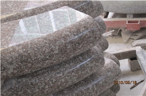 Polished G664,Majestic Mauve,Misty Brown,Purple Pearl,China Ruby Red,Bainbrook Brown,Tea Brown Granite Column
