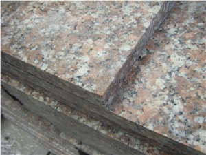Polished G687,Peach Red,Blossom Red,China Red Granite Stair&Steps