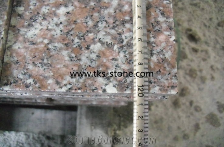 Polished G687,Peach Red,Blossom Red,Granite Stair&Steps