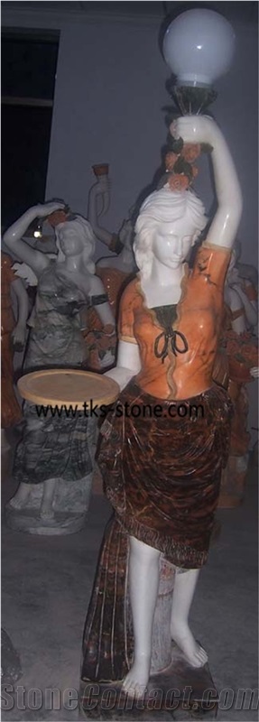 Red Marble Sculpture, Western Statues,Human Sculptures,Garden Sculptures,Handcarved Sculptures, Landscape Sculptures,Children Marble Sculptures