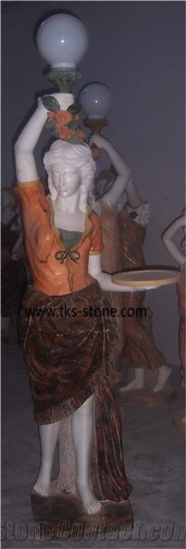 Red Marble Sculpture, Western Statues,Human Sculptures,Garden Sculptures,Handcarved Sculptures, Landscape Sculptures,Children Marble Sculptures