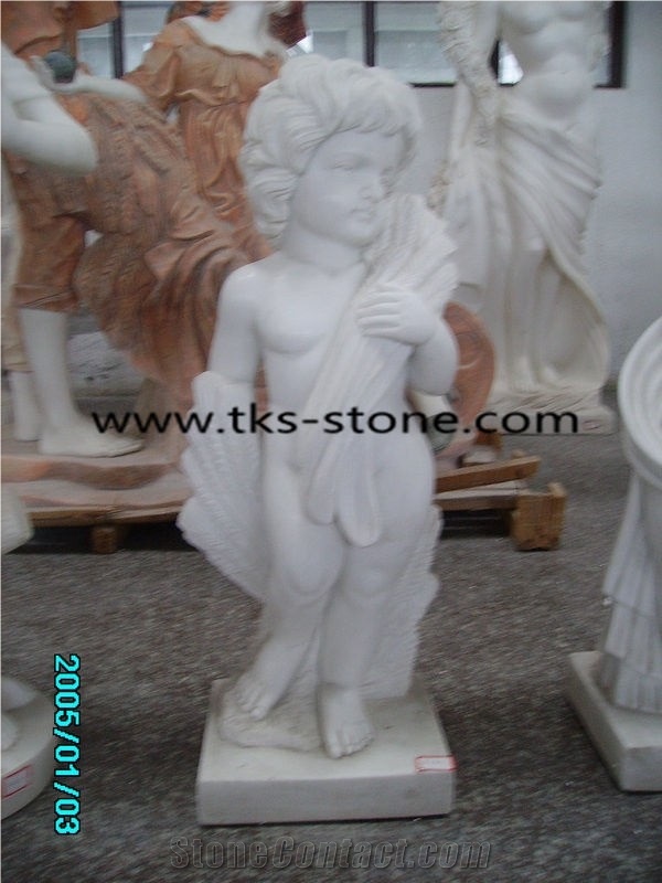 Red Sculpture,Cloudy Rosa Red Marble Sculpture,Yellow Marble Sculpture,Children Angel Statue,White Marble Sculpture,Western Sculpture Status