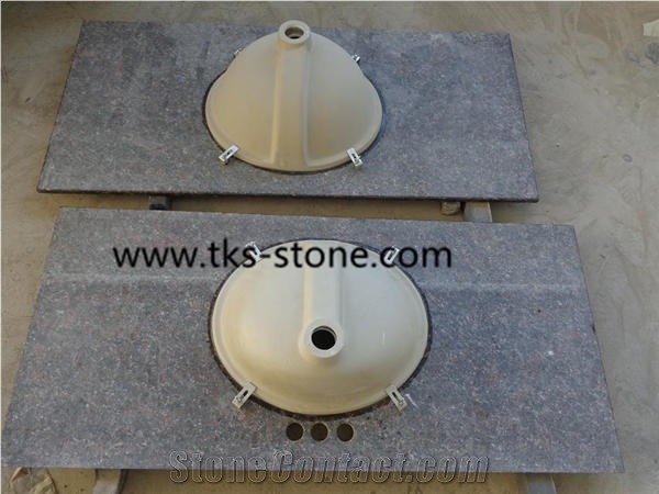 Santa Cecilia Light,Giallo Santa Cecilia Light,Giallo St Cecilia Light,St Cecilia Light Granite,St Cecilia Light,Brazil Yellow Granite Vanity Tops