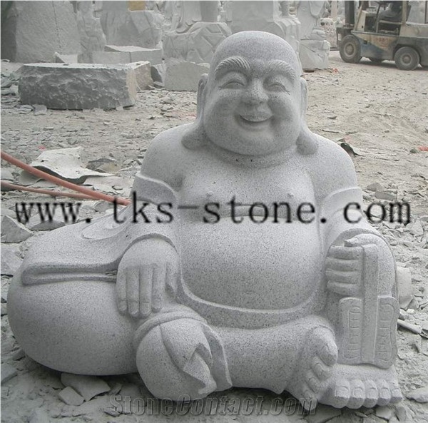The God Of Wealth/Rulaifo Bonze/Chongwu Granite Sculpture/Religious Sculptures