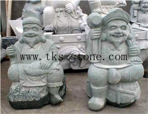 The God Of Wealth/Rulaifo Bonze/Chongwu Granite Sculpture/Religious Sculptures