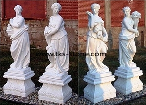White Marble Human Sculpture & Statues,Western Statues,Handcarved Sculptures,Human Sculptures,Marble Sculptures & Statues
