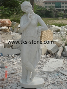 White Marble Sculptures&Statues,Angel Sculptures,Human Sculptures/Handcarved Sculptures/ Western Statues,Statues&Sculptures