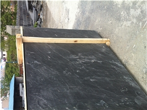 China Black Slate Slabs & Floor Tiles,Nero Riven Black Slate Slabs/Tiles-Own Factory-Hot Products