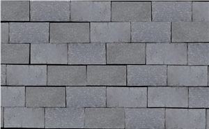 China Blue Limestone Paver Belgium Grey Hand Split Cubestone/Cobble