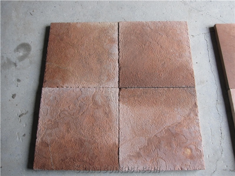 China Sunset Red Limestone/Coral Stone Wall Brick-Cultured Stone/Ledge Stone/Stacked Stone Veneer Walling Cladding Panel