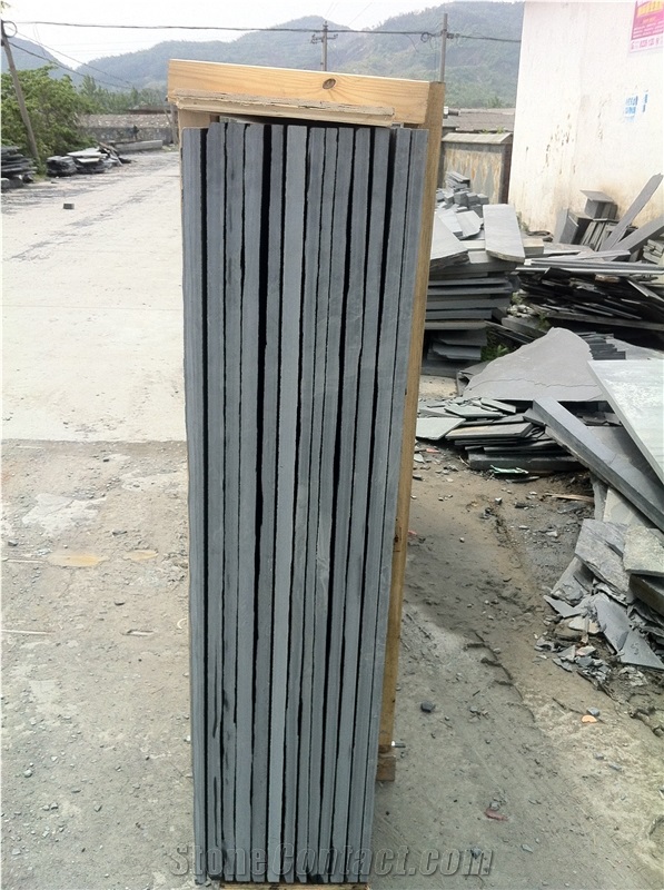 Own Factory-Nero Slate Slabs,China Black Slate Slabs for Exterior Floor Covering