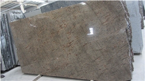 Fargo Peacock Gold Granite Polished Big Slabs, Gang-Sawn Granite Polished Slabs