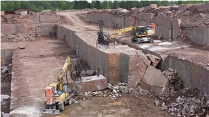 Karelia Red Granite Blocks Karelia Red Granite Blocks