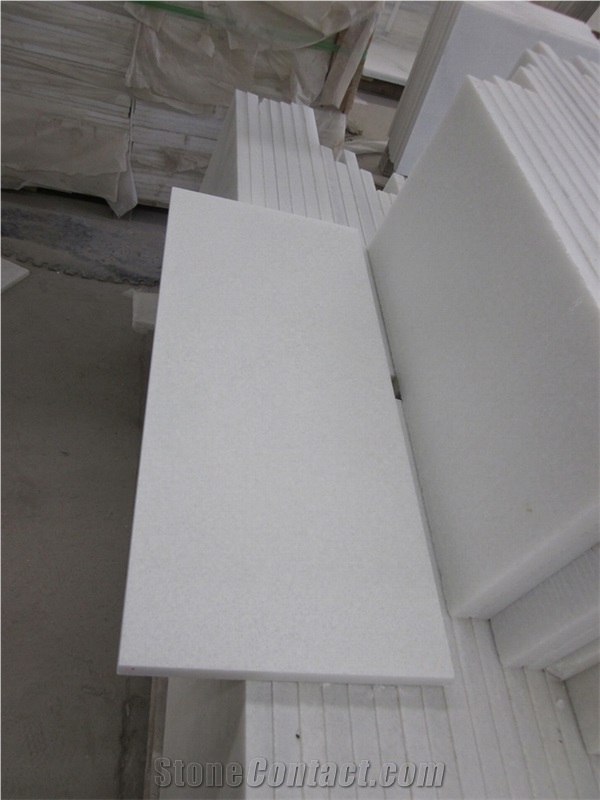 Absolute White Pure White China Crystal White Marble Snow White Marble Tiles & Slabs