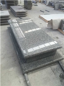 Grey Granite Tombstone & Monument, Swan White Granite Monument & Tombstone