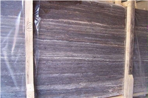 Silver Travertine Slabs & Tiles, China Grey Travertine