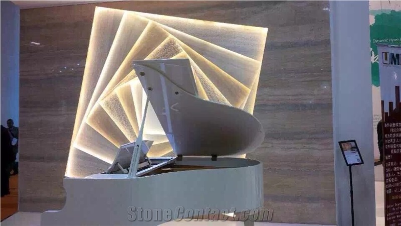 Silver Travertine Slabs & Tiles, China Grey Travertine