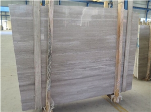 White Wooden Marble Slabs & Tiles, China White Marble