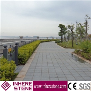 Low Price G654 Granite Paving Stone,Padang Dark Granite Cube Stone & Pavers