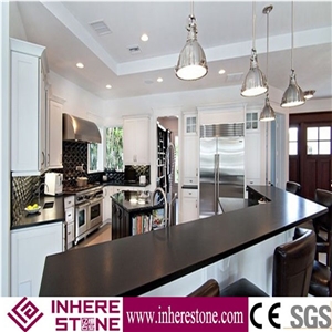 Mongolia Black Basalt Kitchen Countertop ,China Black,Prefabricate Bathroom Countertop