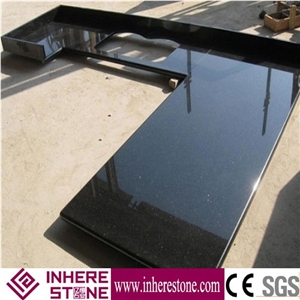 Mongolia Black Basalt Kitchen Countertop ,China Black,Prefabricate Bathroom Countertop