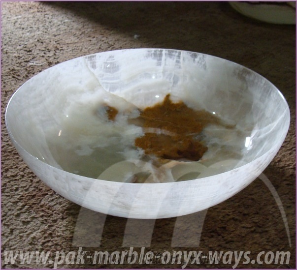 Bowls White Onyx