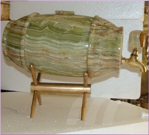 Onyx Beer Tank, Green Onyx Kitchen Design