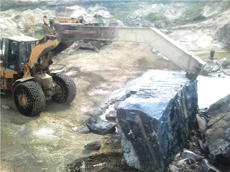 Volga Star Granite Blocks, Blue Labradorite Granite Blocks