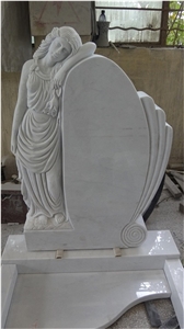 Marble Angel Carving Statue Monuments