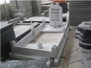 White Marble Baby Monument & Tombstone