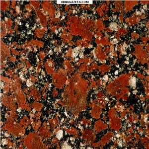Rosso Santiago Red Granite Baluster