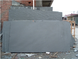 China Black Slate Flooring & Walling Tiles,Cultured Stone,Ledge Stone for Wall Panel Decor