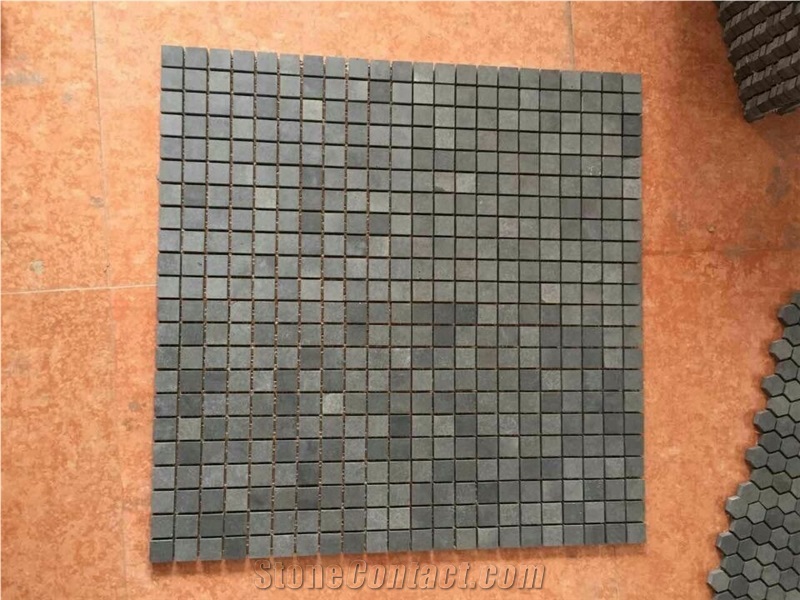 China Grey Basalt Mosaic,Hexagon Mosaic