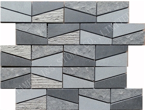 China Grey Basalt Mosaic