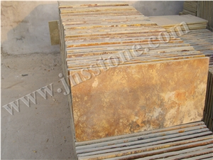 China Multicolor Slate Cultured Stone Tiles & Slabs