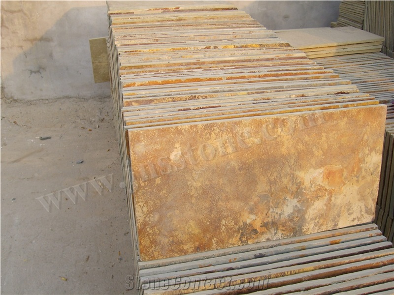 China Rust Slate, Hebei Rust Slate Tiles & Tiles