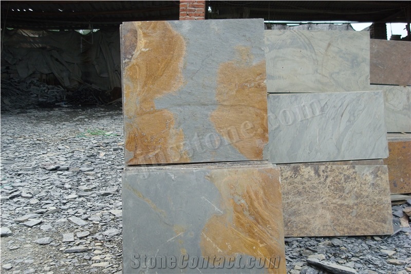 China Rust Slate, Hebei Rust Slate Tiles & Tiles