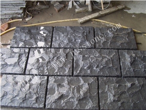G654 Padang Black Granite Mushroom Stone Wall Cladding