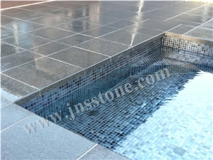 G684 / Fuding Black / Black Pearl/ China Black Basalt Pool Coping