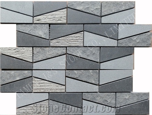 Inca Grey Mosaics Basalt / Basaltinas