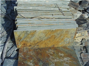 Rusty Slate Stacked Stone Flooring & Walling Tiles,Ledge Stone for Wall Panel Decor