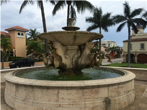 Carved Marble Fountain,Wall Fountain, Stone Water Fountain