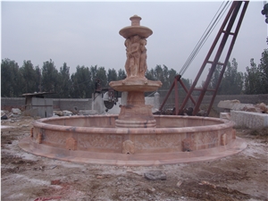 Large Outdoor Garden Water Fountain Marble Fountain