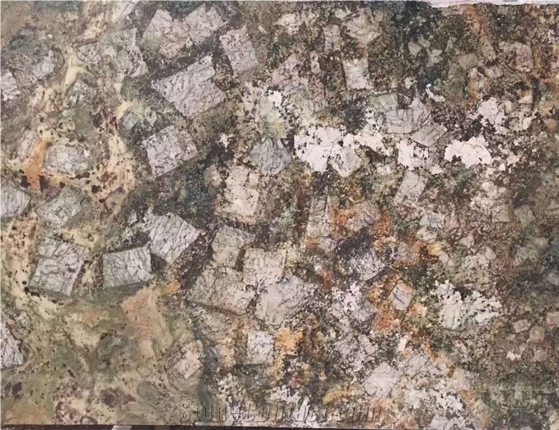 Luxury Walling&Beauty Granite Background&Shangri-La Bookmatch Slabs&Rarely Shangri-La Blocks&Unique High Quality Granite&Wholesaler
