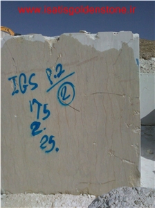 Iran Isatis Beige Wave, Isatis Beige Wave Marble Block