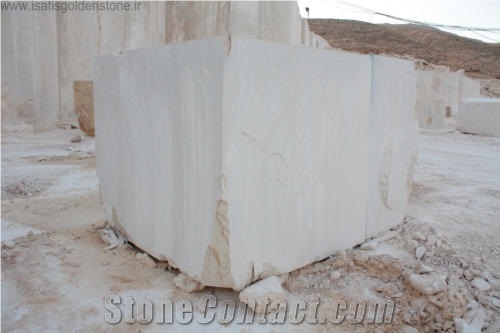 Iran Isatis Orange Marble, Isatis Olive Marble Block