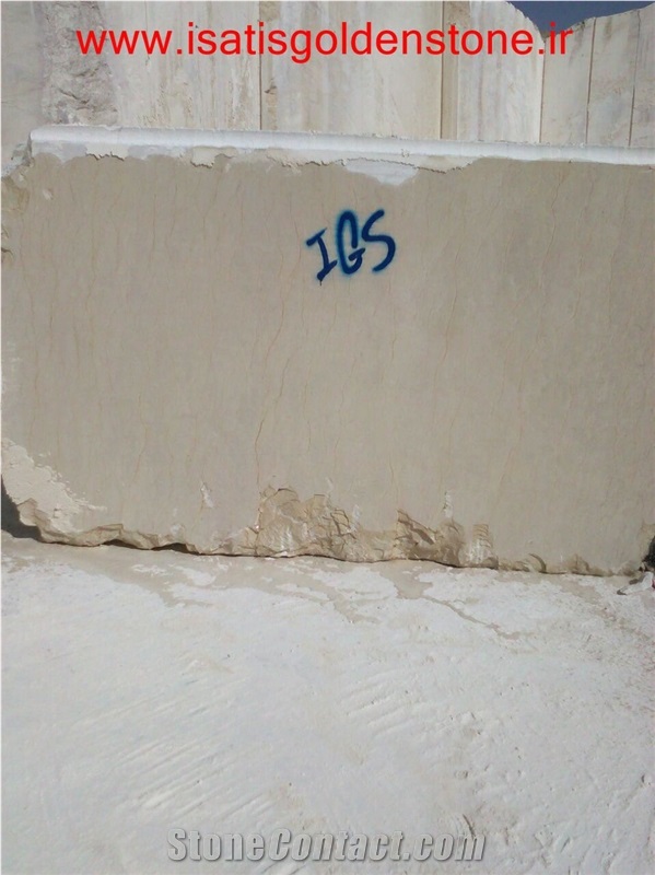 Iran Isatis Wave Cream, Isatis Cream Marble Block