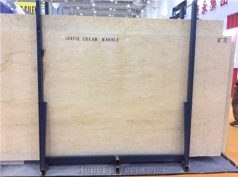 Iran Isatis Wave Cream, Isatis Cream Marble Block